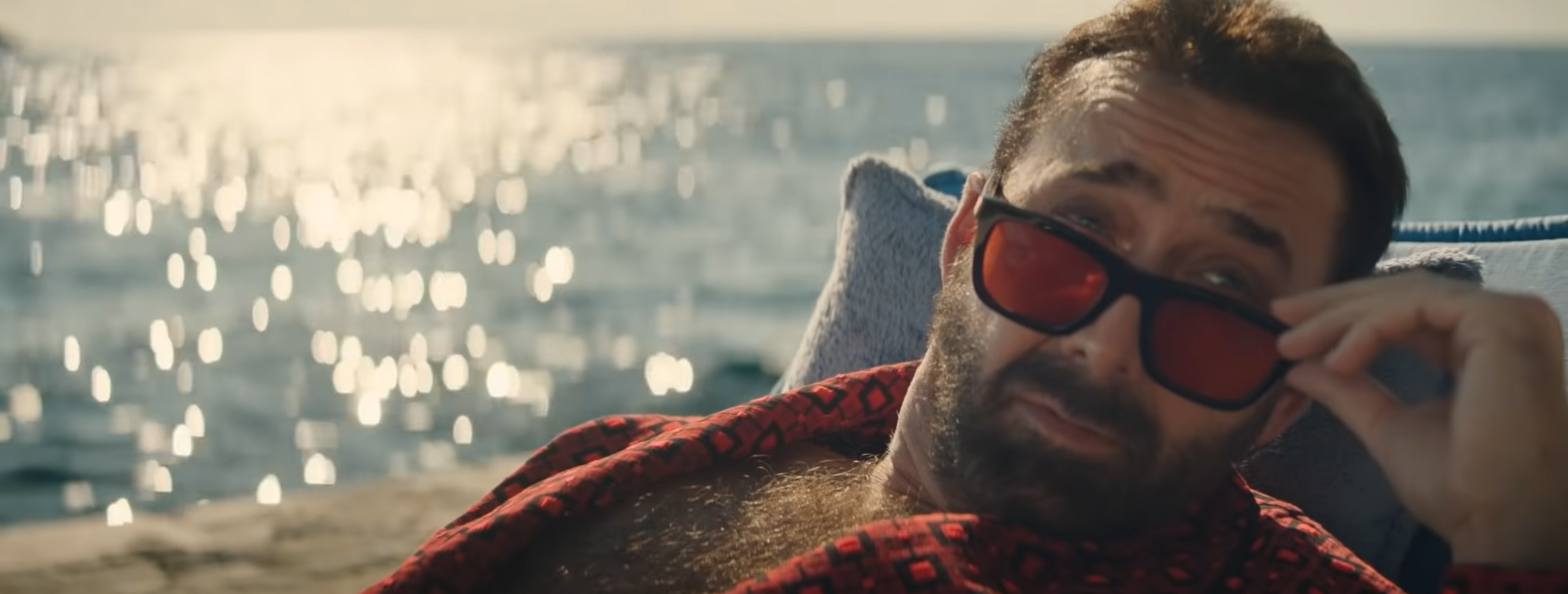 Nicolas Cage by the pool