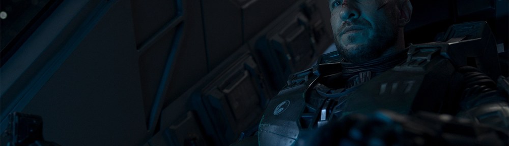 Master Chief driving the ship