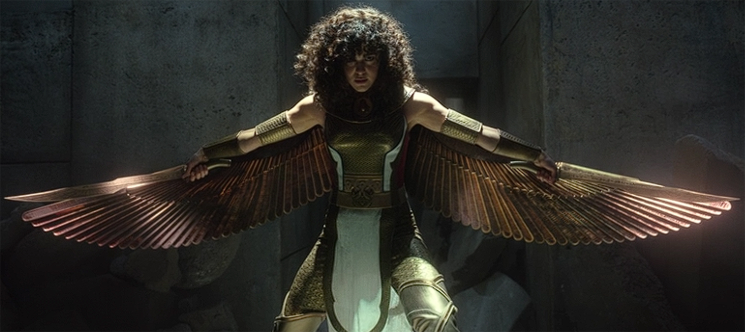 May Calamawy as Layla El-Faouly / Scarlet Scarab