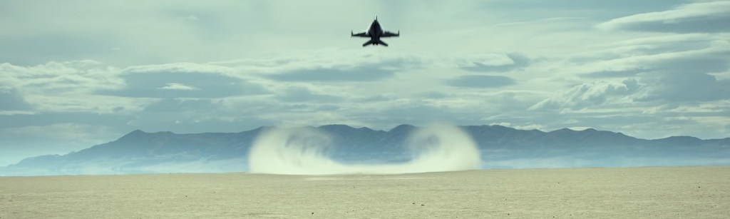 A Jet over the desert.
