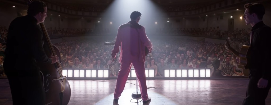 Elvis about to perform