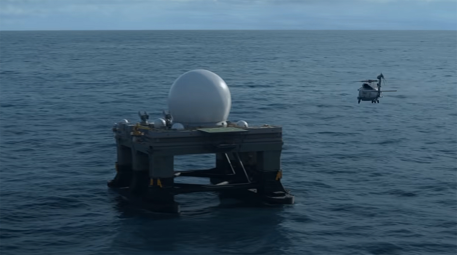 The floating SBX-1 base.