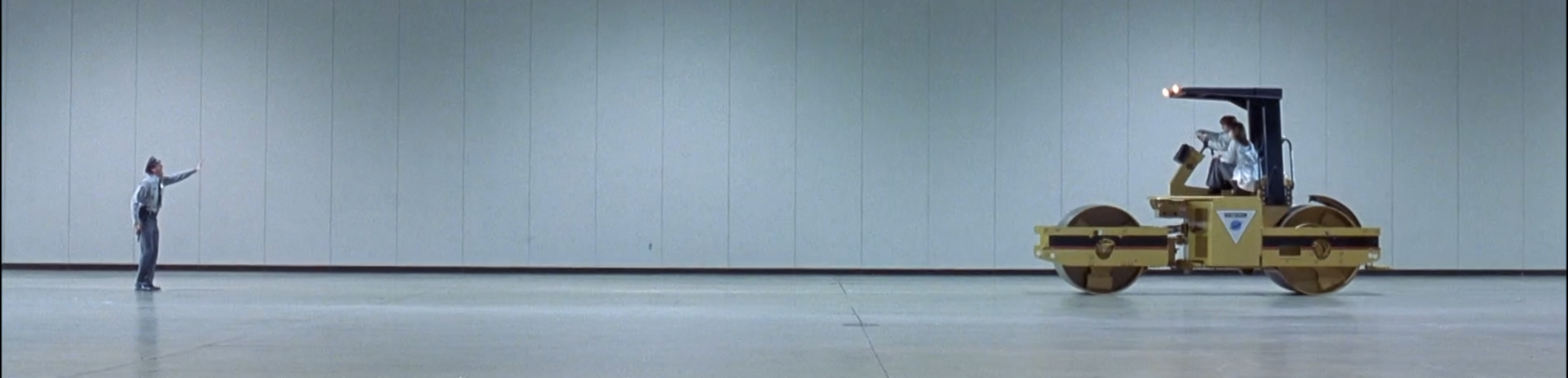 A henchmen and the Steam roller.