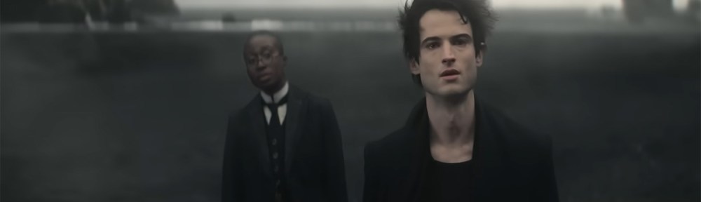 Morpheus and Lucienne look at a fallen dream world