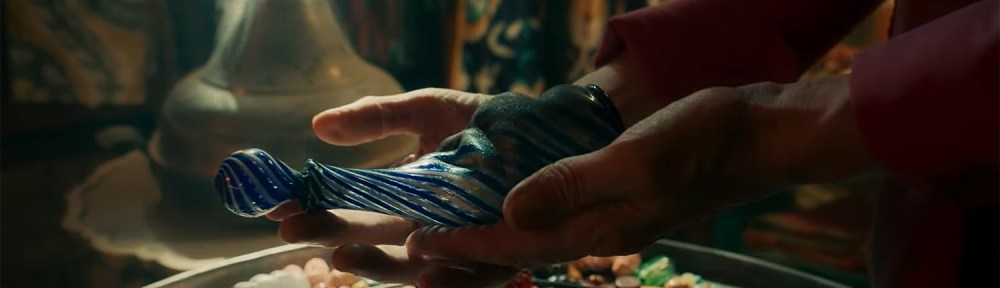 Alithea holding the jar.