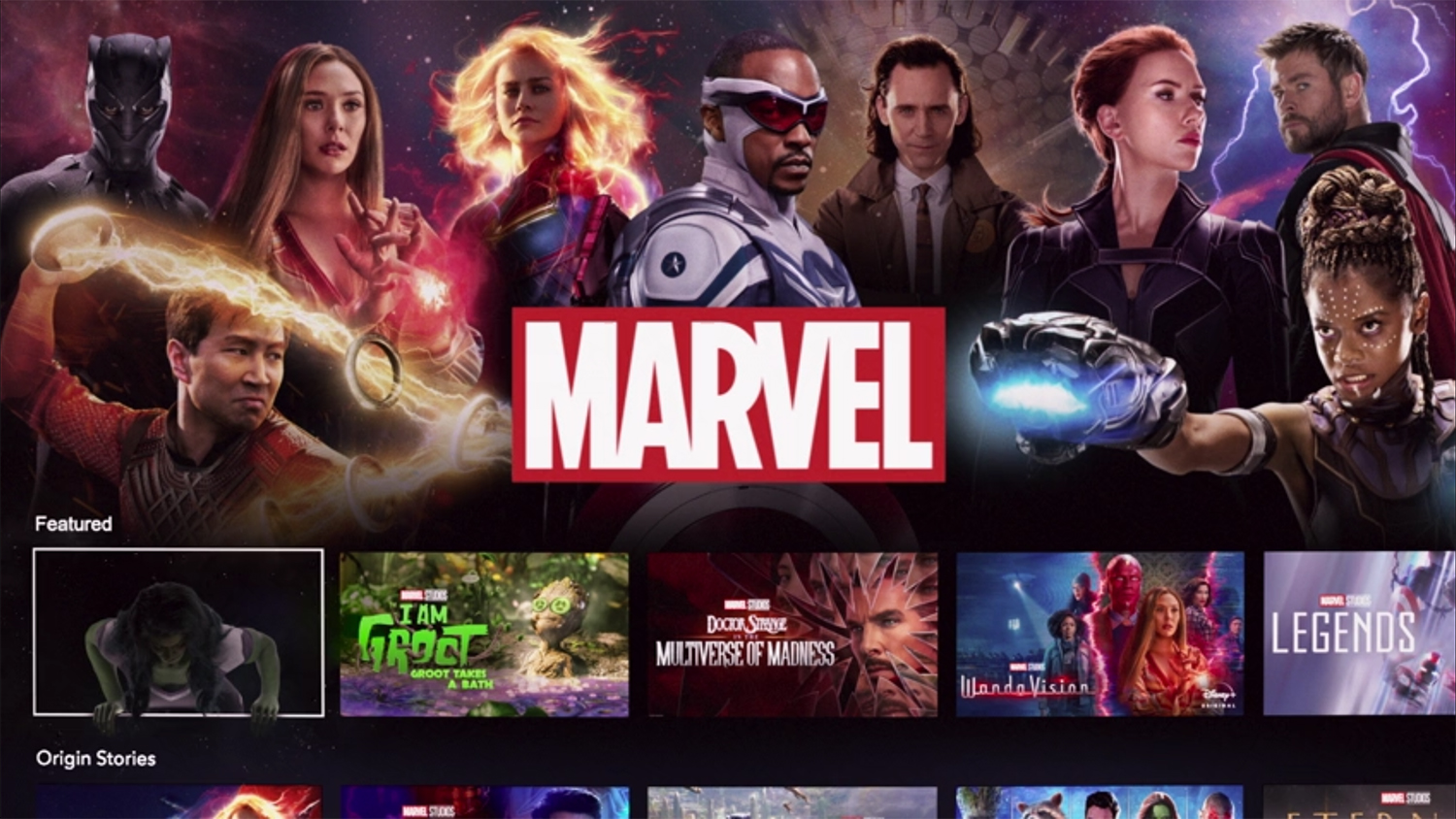 She-Hulk breaking through the Disney+ UI.