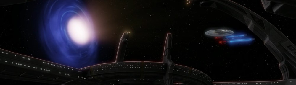 The USS Cerritos at Deep Space Nine.