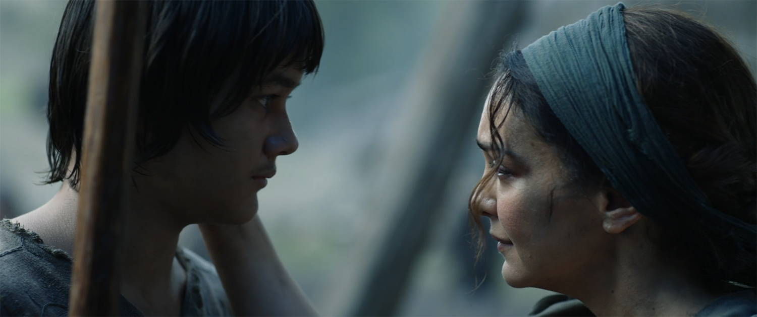 Bronwyn and Theo take a moment.