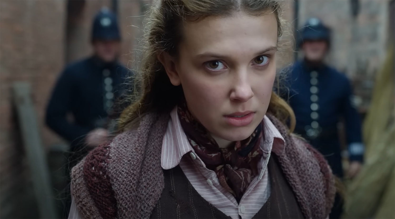 Millie Bobby Brown as Enola.