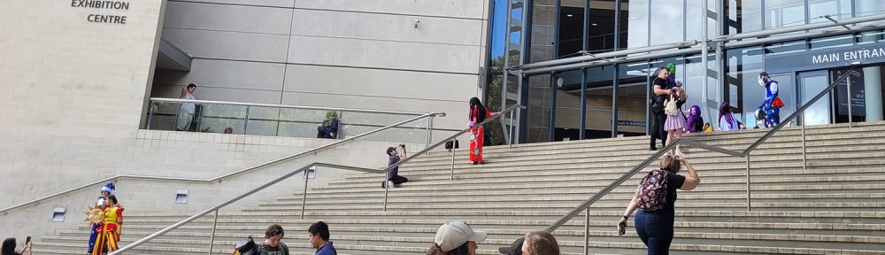 The Entrance and Stairs of the Brisbane Convention & Exhibition Centre