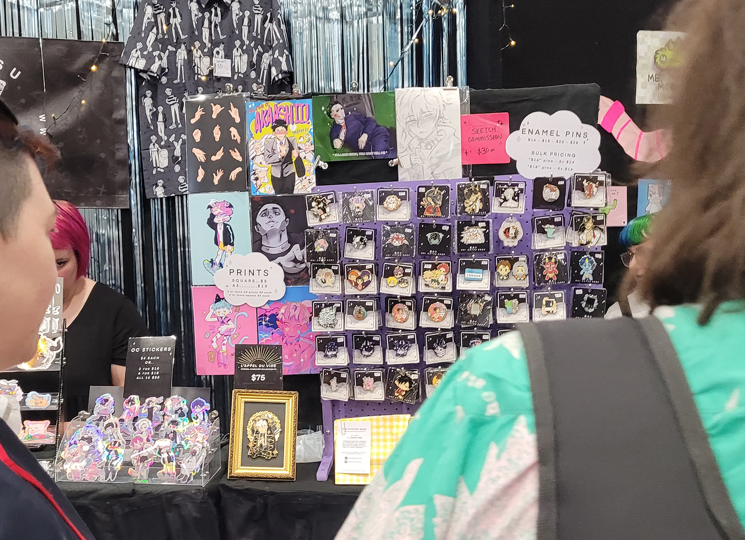 A craft stall at Supanova