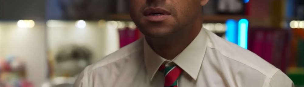 Hostages tied up with tinsel