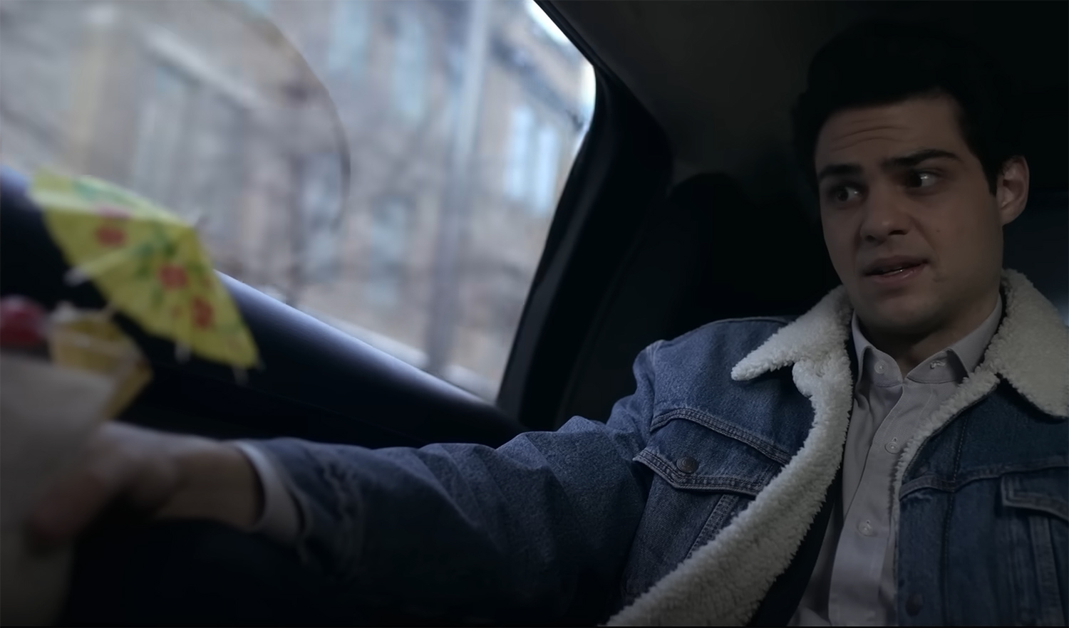 Noah Centineo with a Piña colada