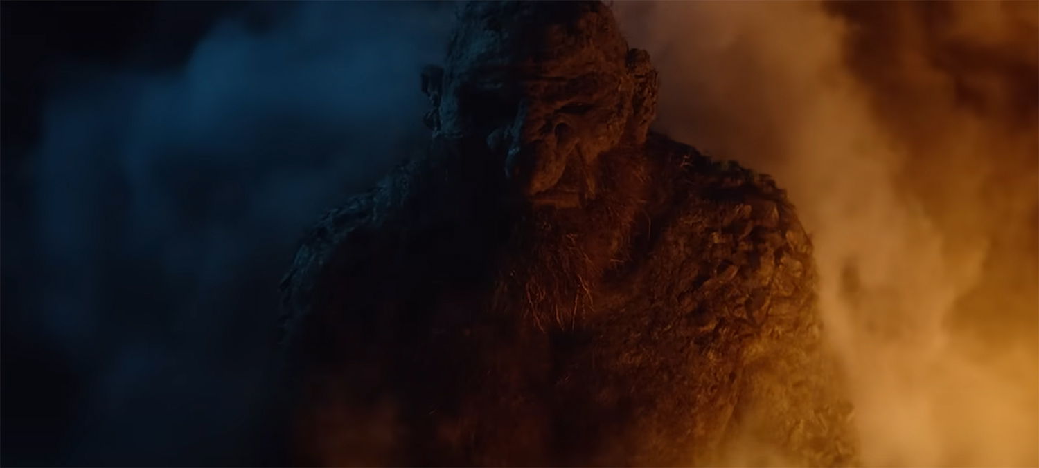 The Troll lit up in smoke.