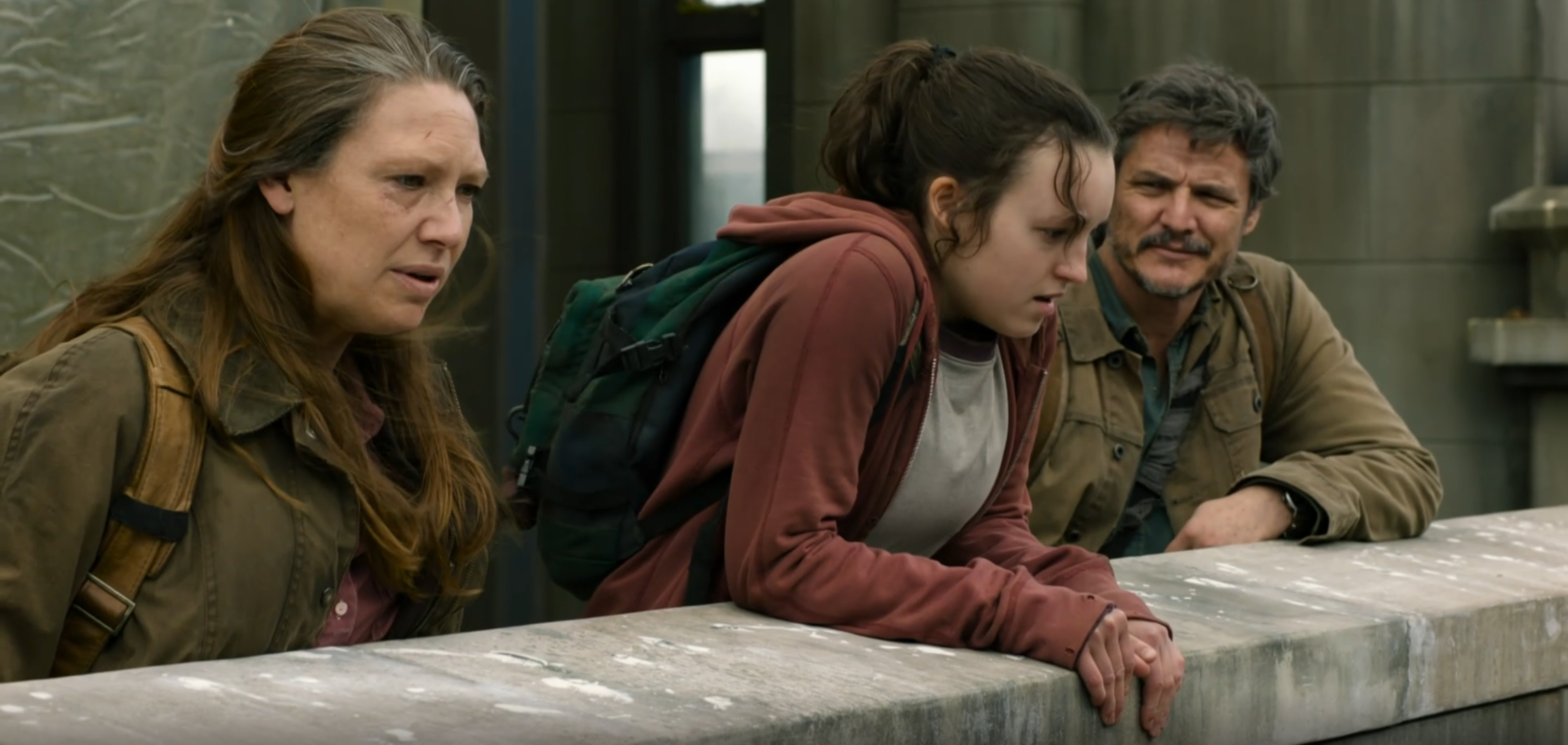 The gang looking out over Boston.