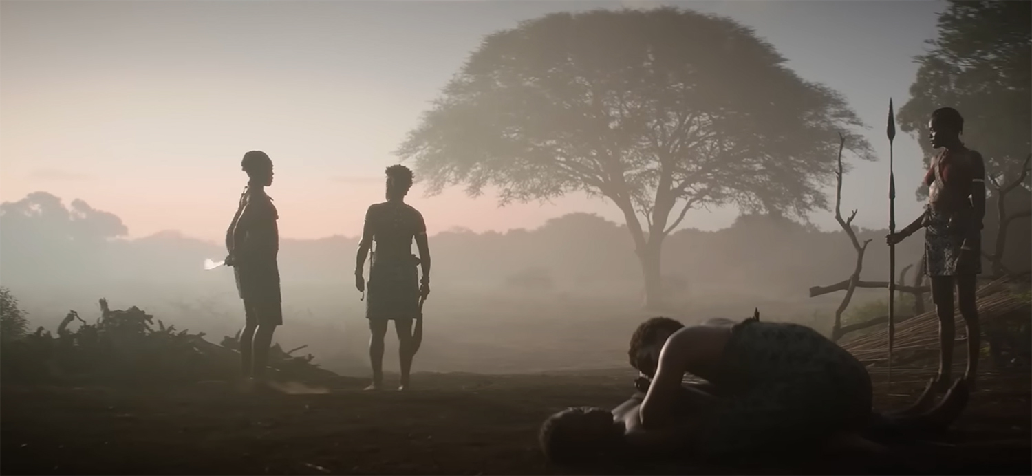 Smoke covers the battlefield.