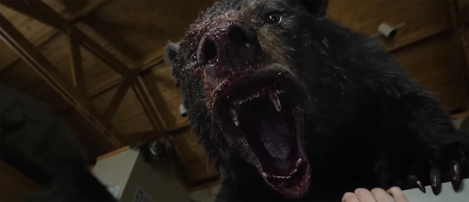 The cocaine bear in full bloody vigour.