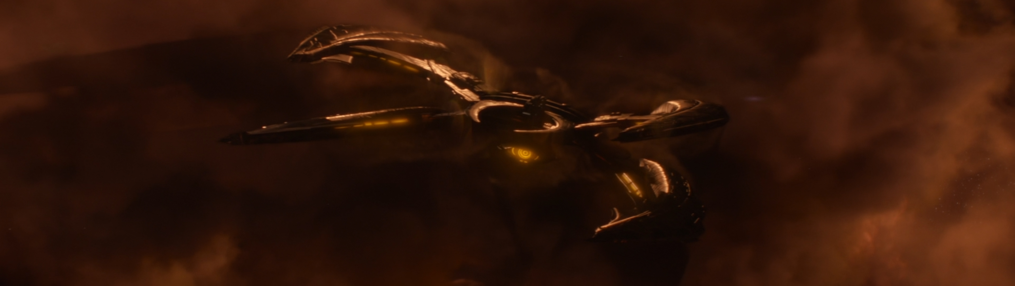 The Shrike comes out from the nebular.