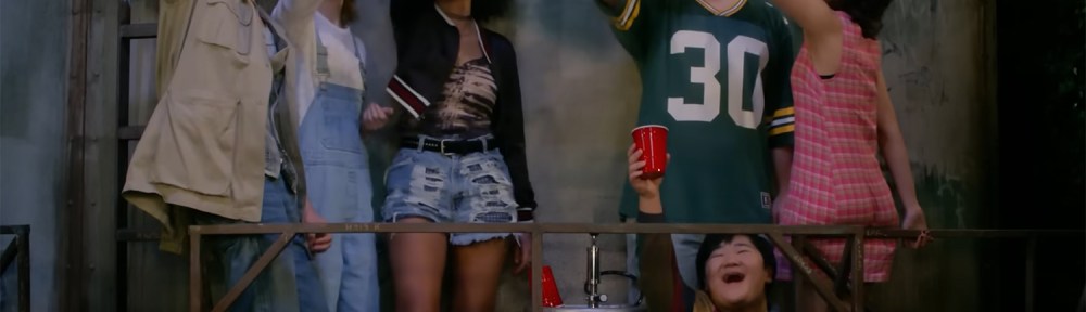 The gang on the water tower.