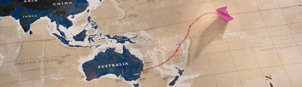 The Pink Lady on a map.