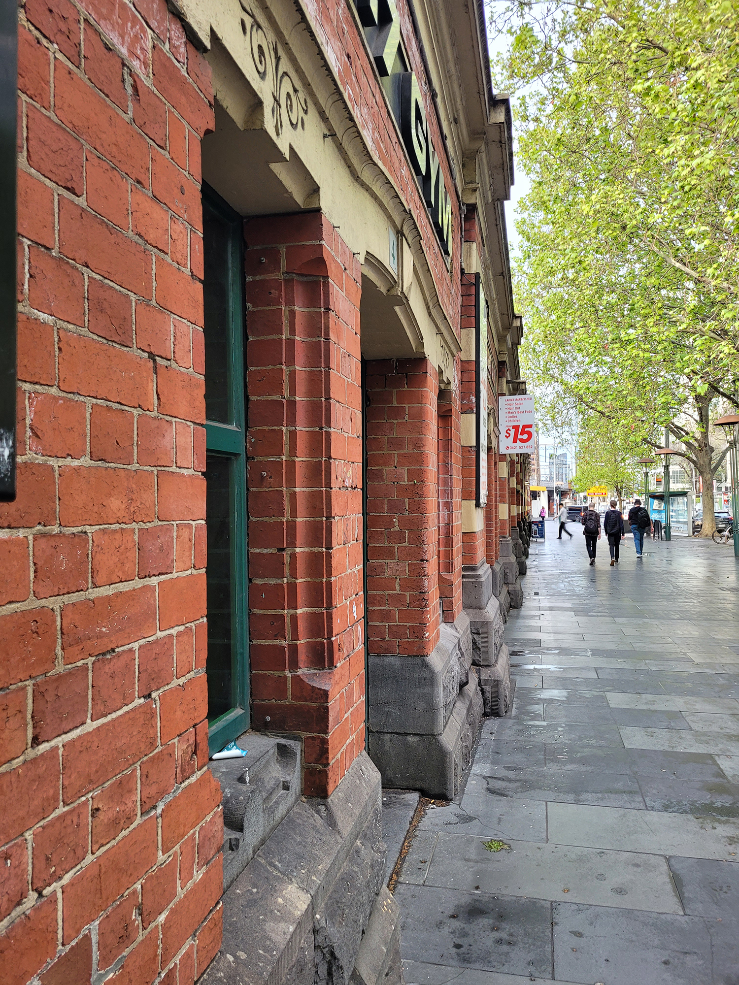 Red Brick on a Melbourne Street.