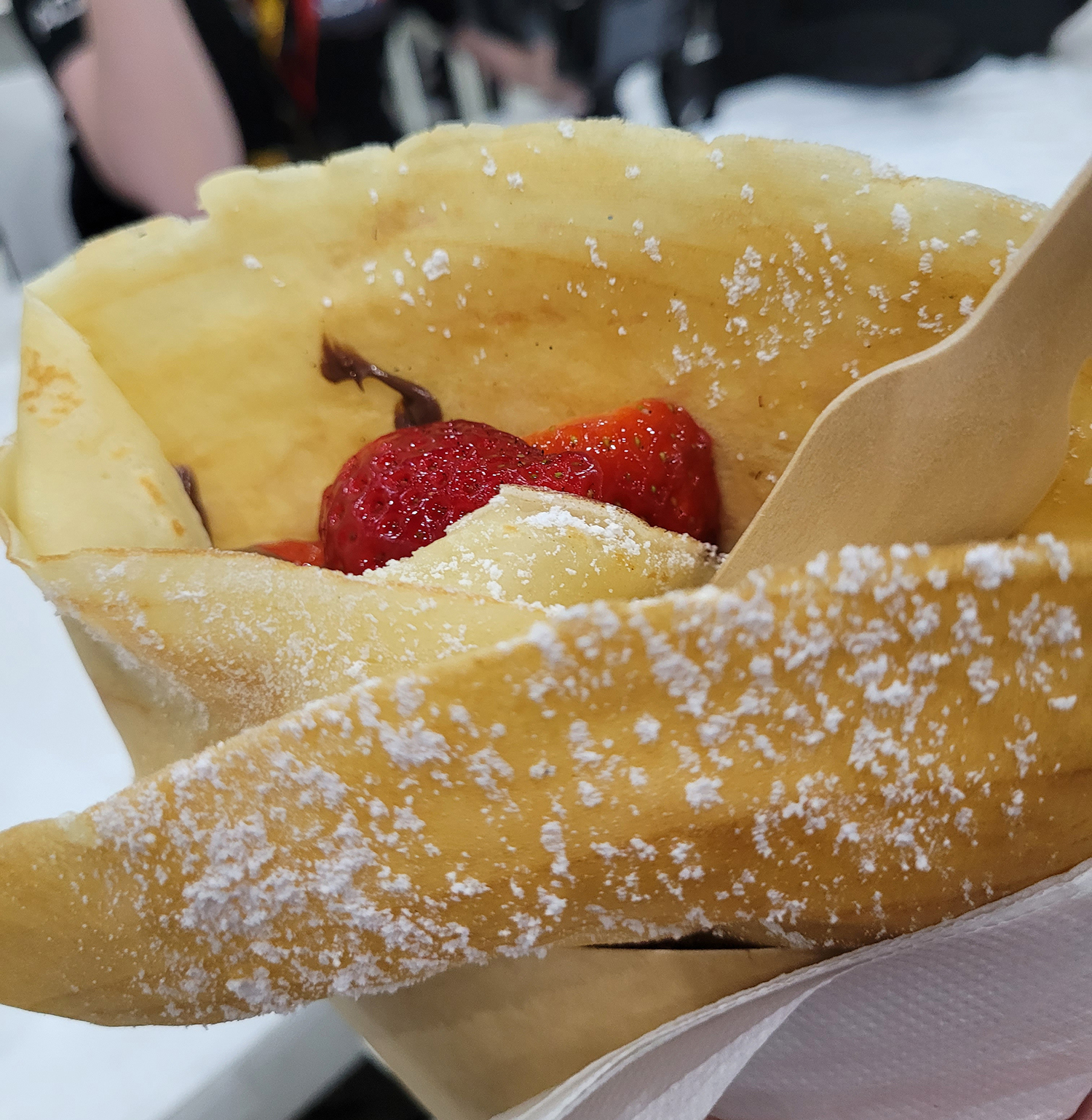 crêpe.