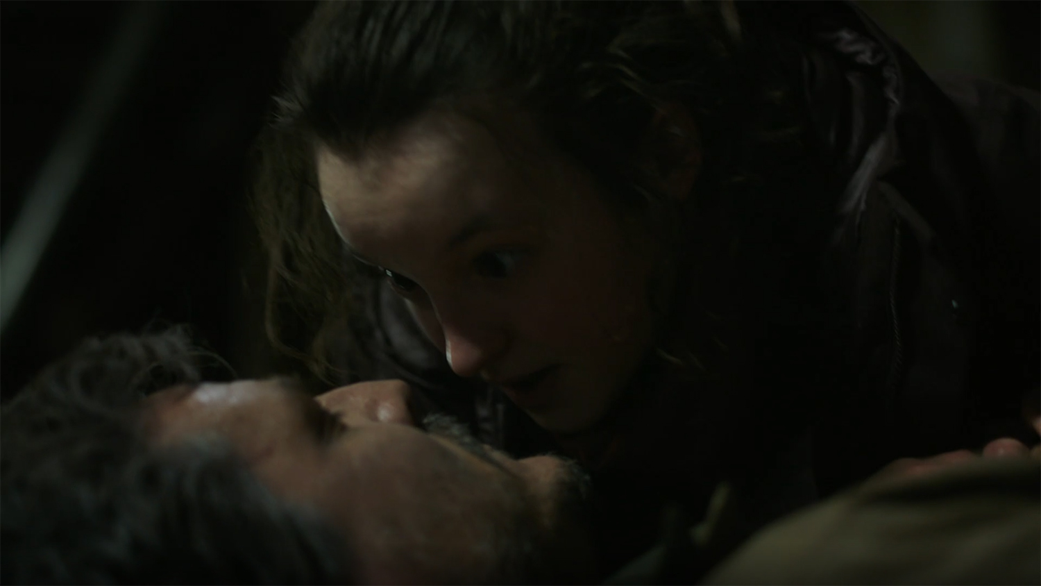 Ellie warns Joel of the coming danger.