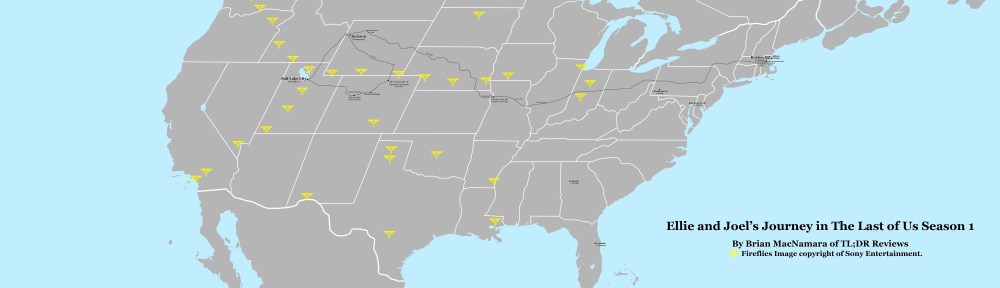 Map of Ellie and Joel's Journey Across America