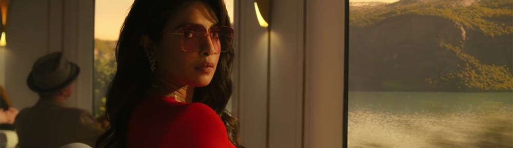 Grace in a red dress.