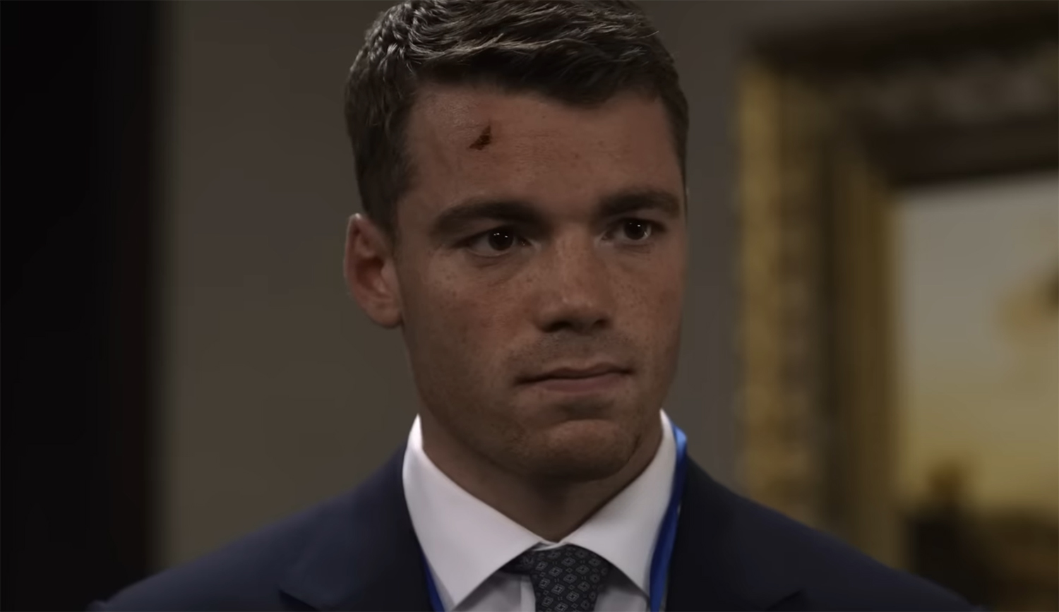 Peter Sutherland looking stoic.