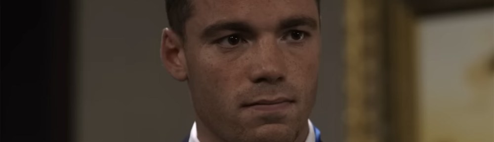 Peter Sutherland looking stoic.