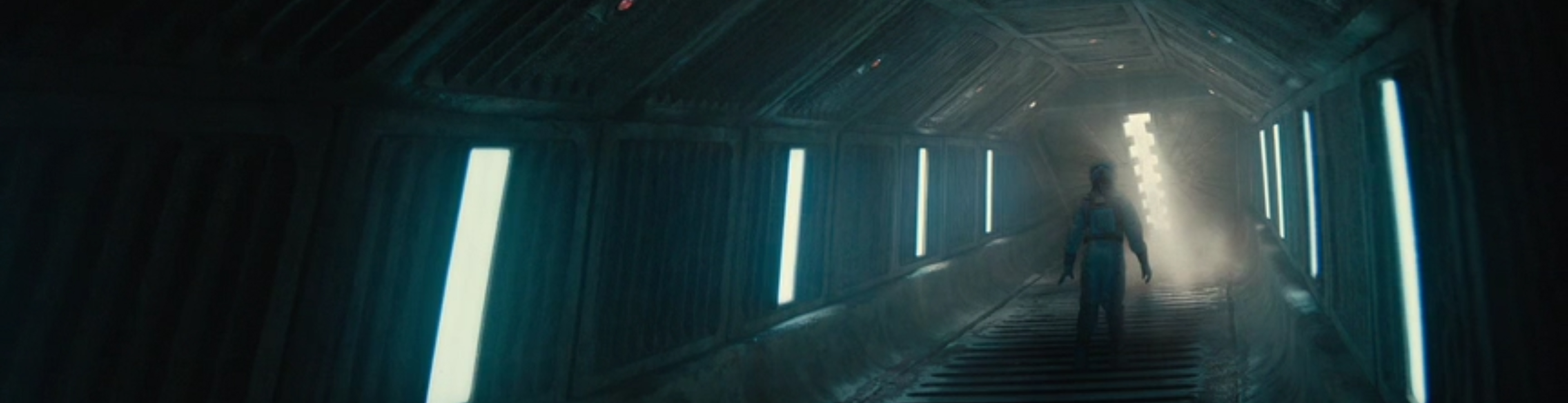 The doors to the outside open.