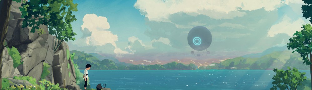 Alien mothership in the distance