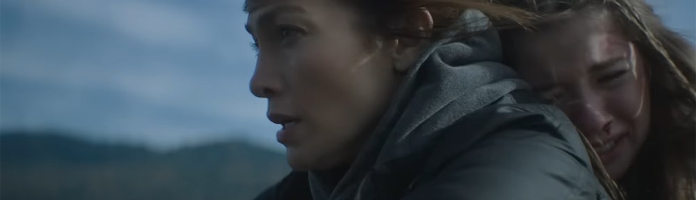 Zoe and The Mother drive off on a motorcycle