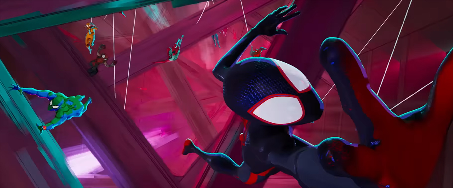 Miles escapes from the Spider-People