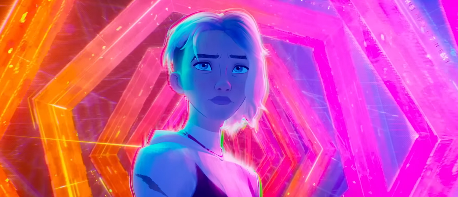 Gwen enters a portal.