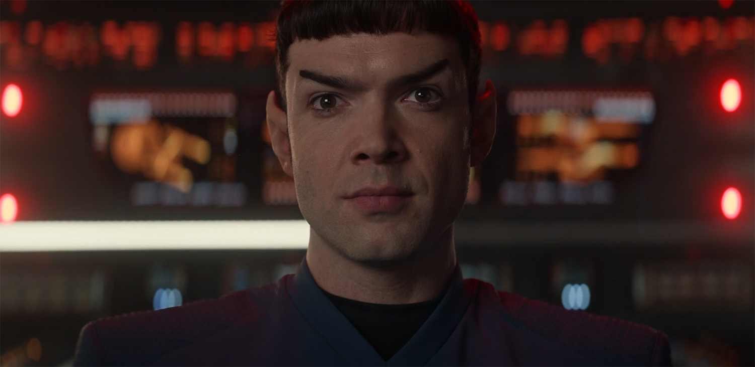 Spock choses his word.