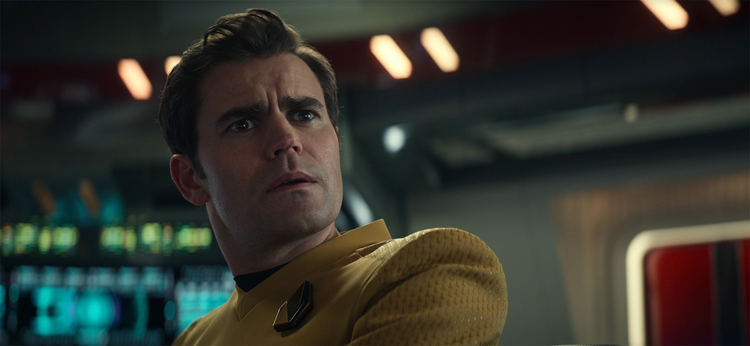 Kirk looks confused.