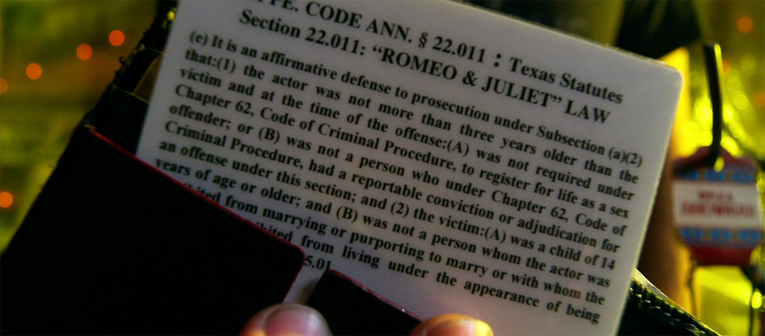 Romeo & Juliet Law card
