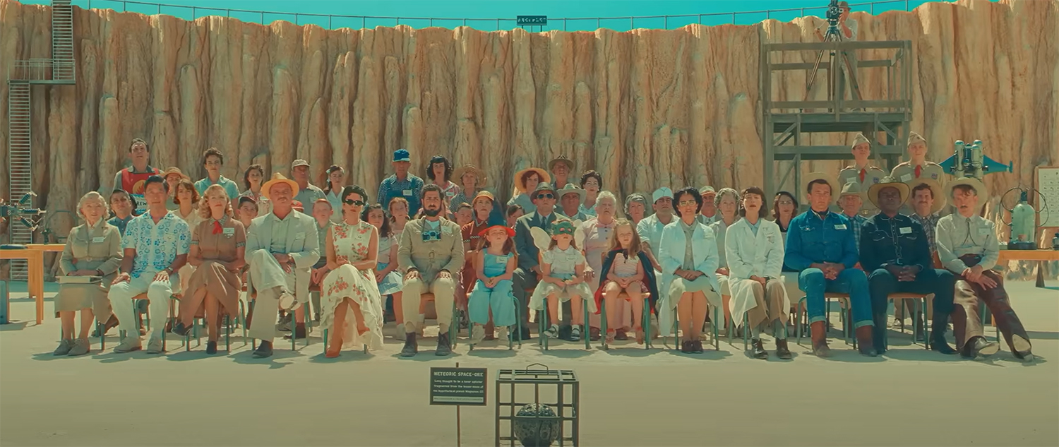 The whole town comes out for the demonstrations.