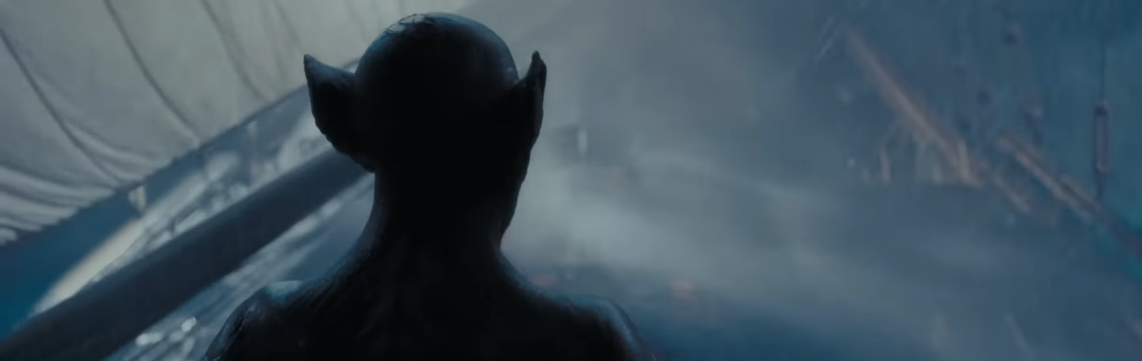 Dracula appearing in the night.