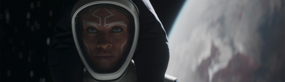 Ahsoka stands on the shuttle.