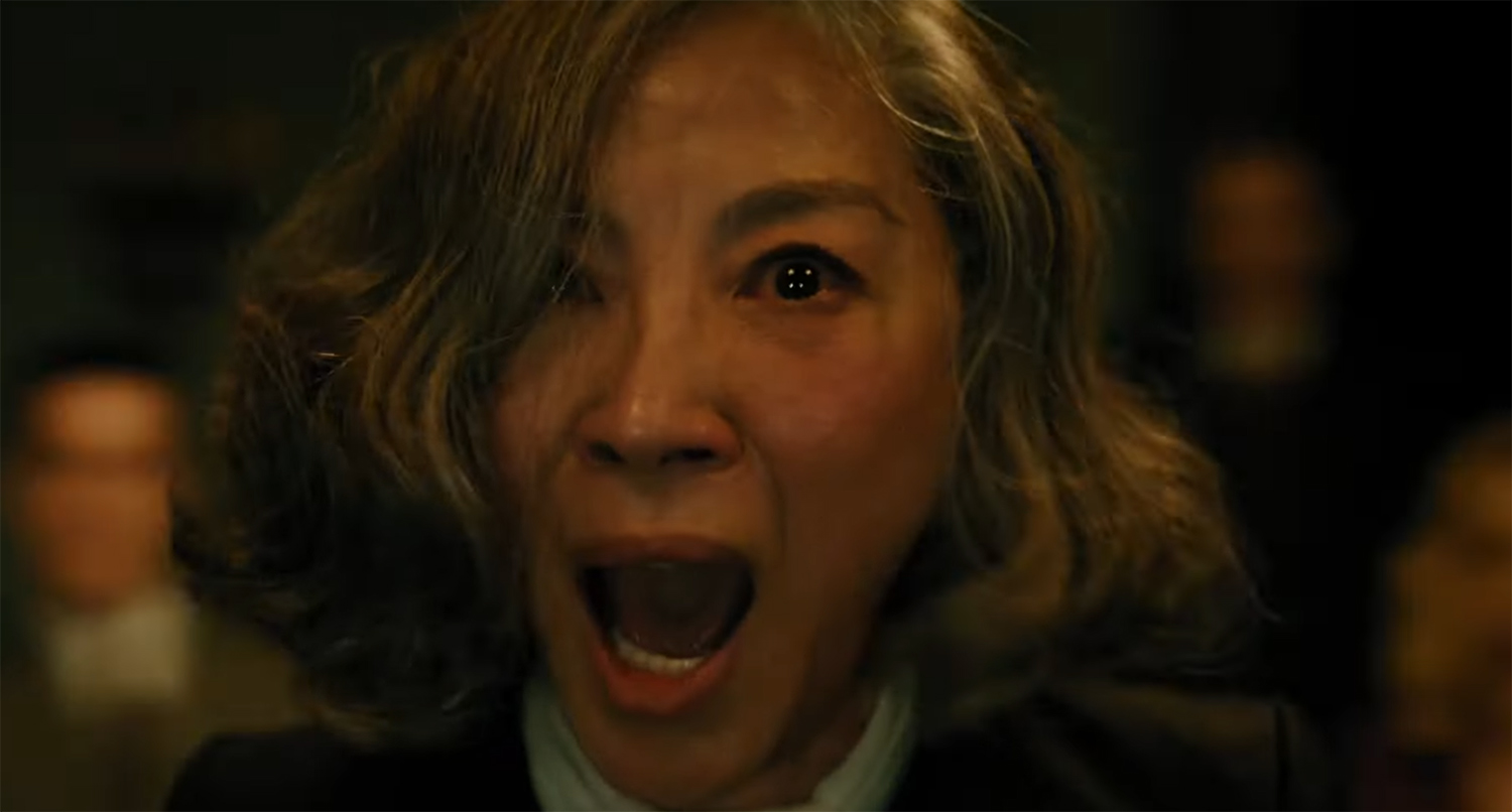 Michelle Yeoh screams