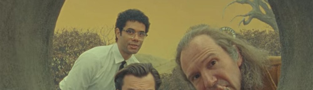 Richard Ayoade, Ralph Fiennes & Rupert Friend