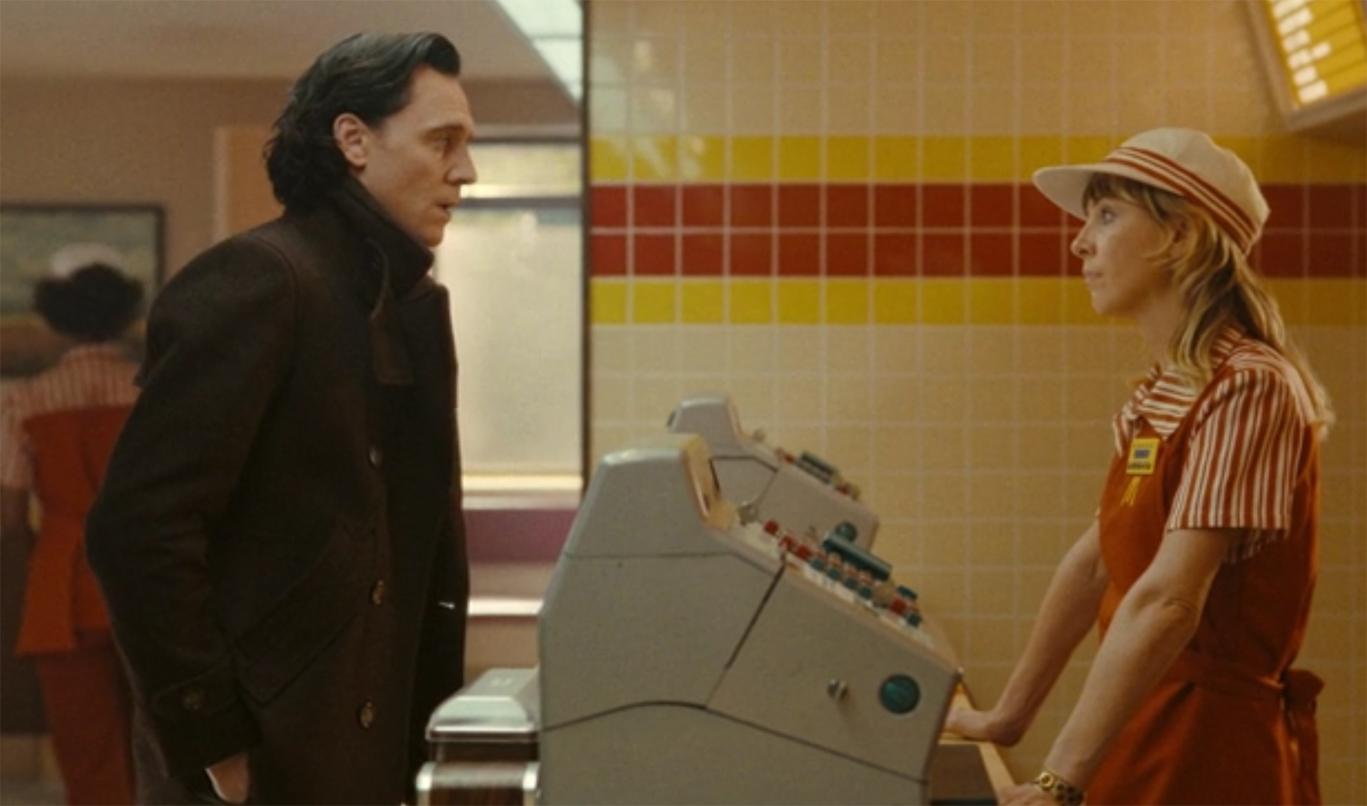 Loki meets Sylvie at a Maccas.