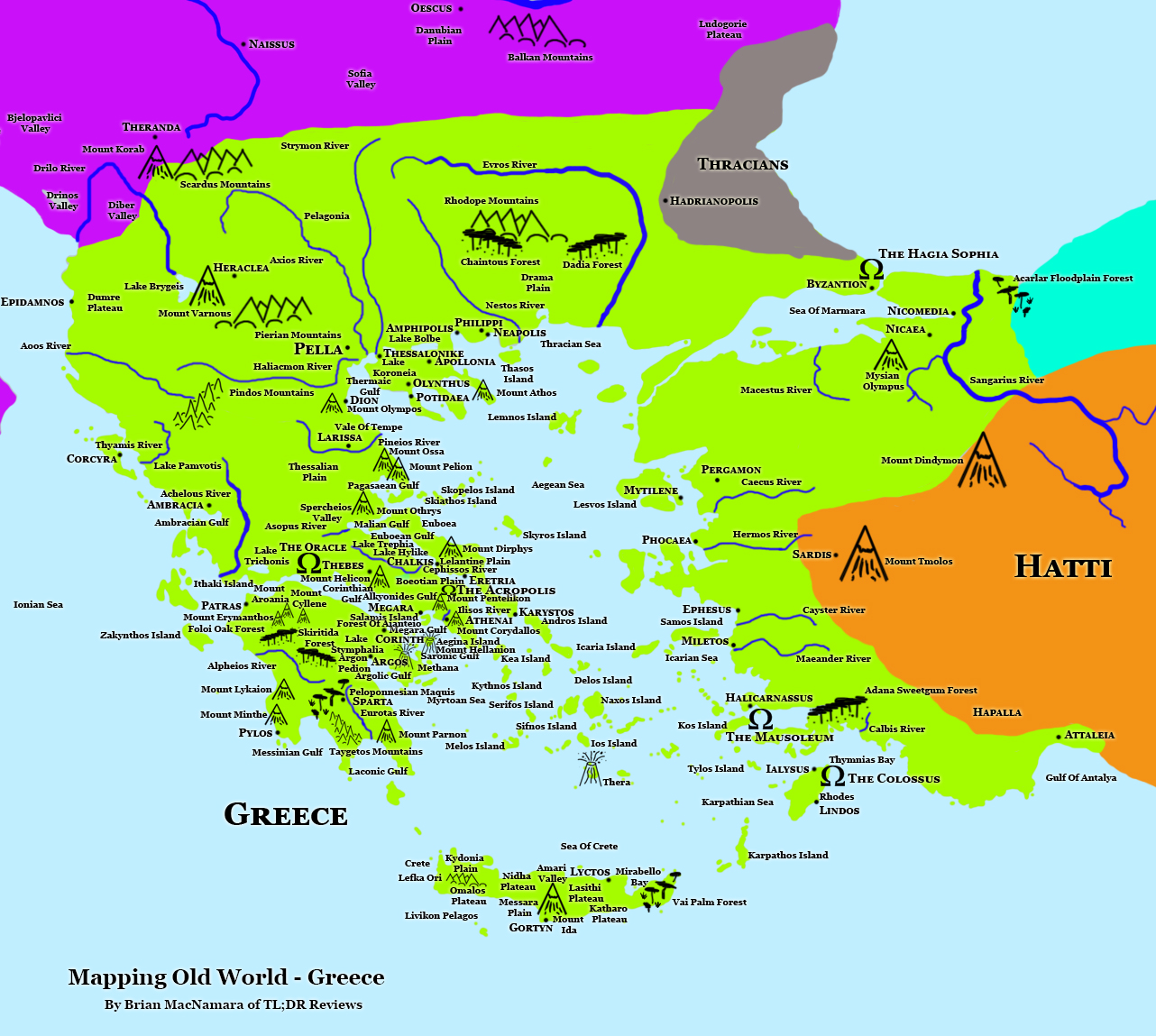 Greece- full features.