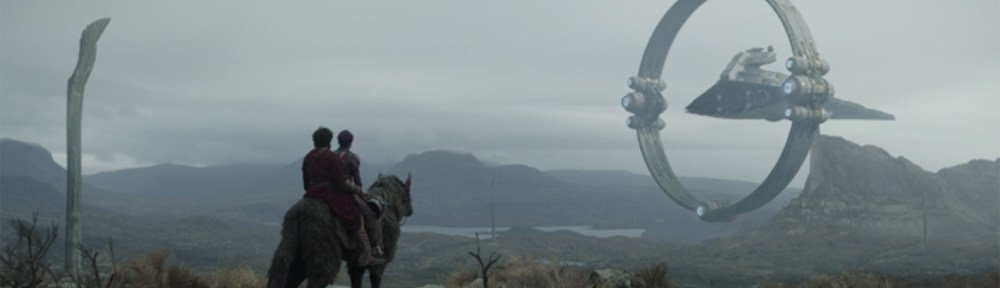 Looking at the ring docking with the space destroyer.