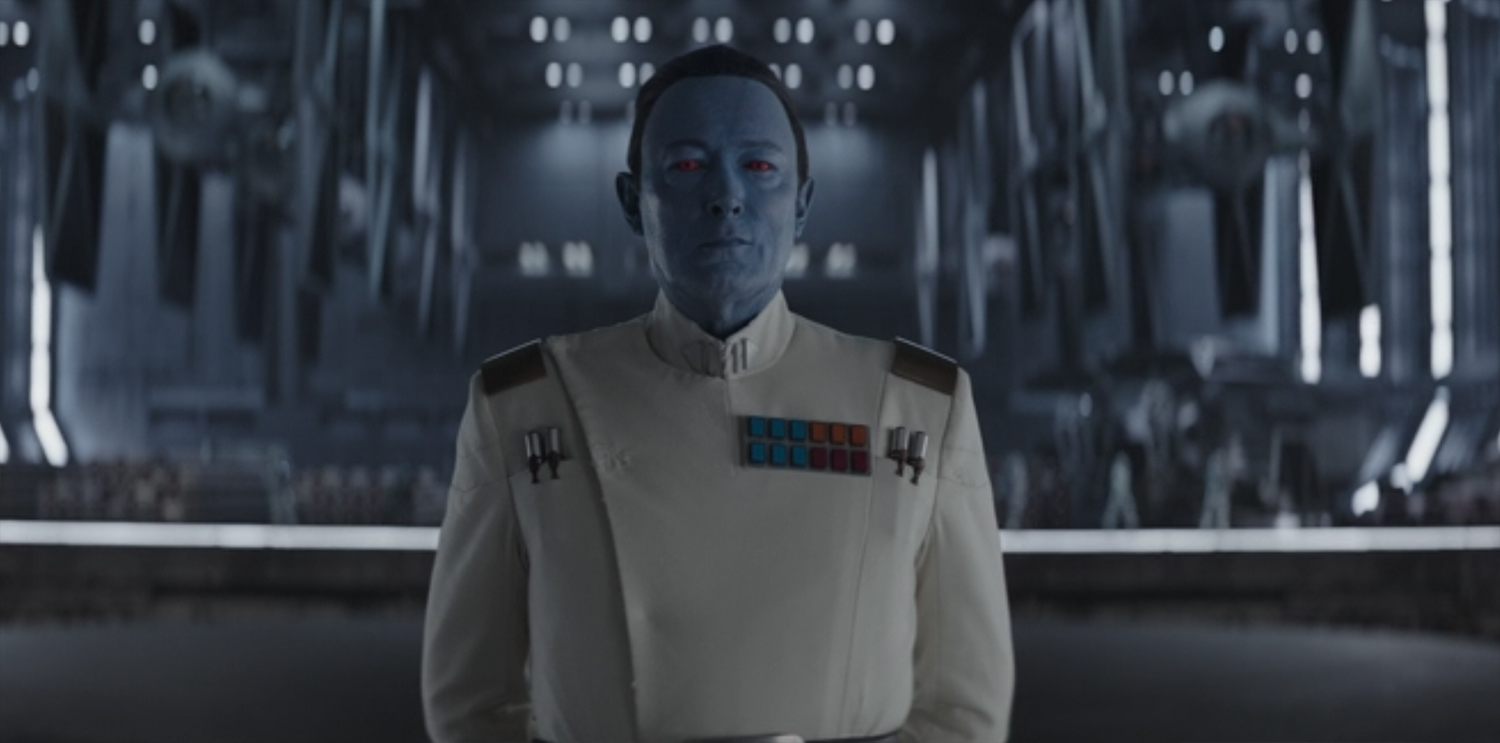 Thrawn posturing.
