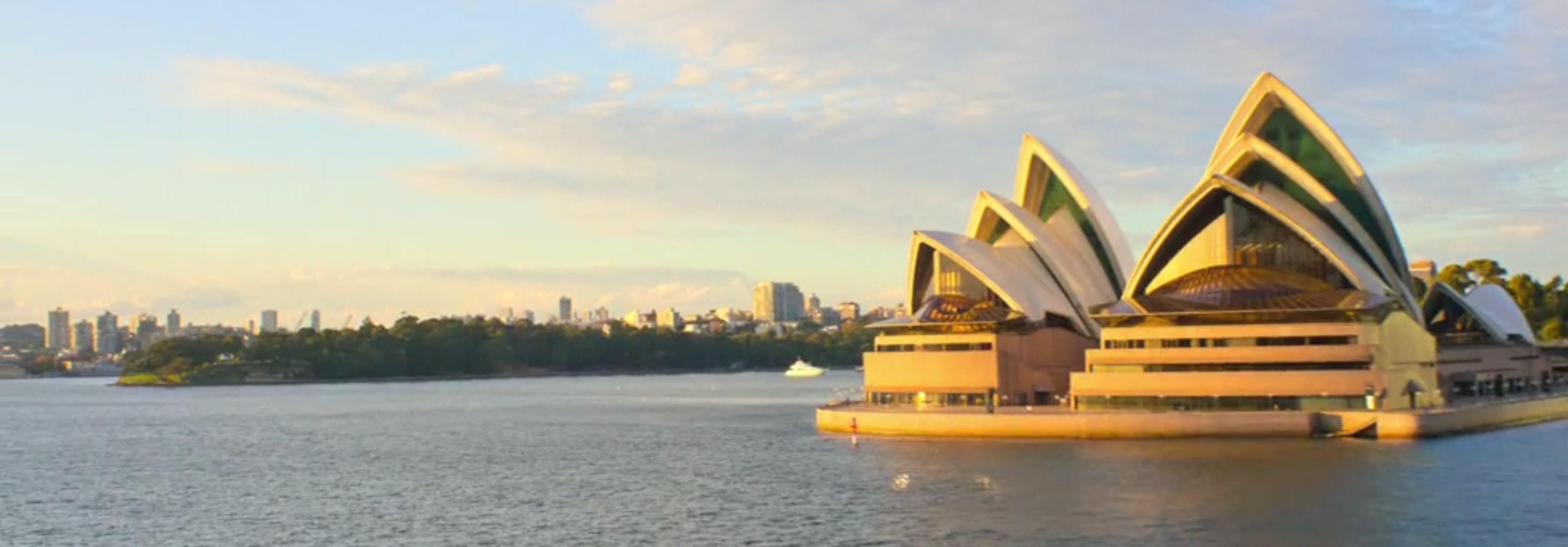 The Sydney Opera House.