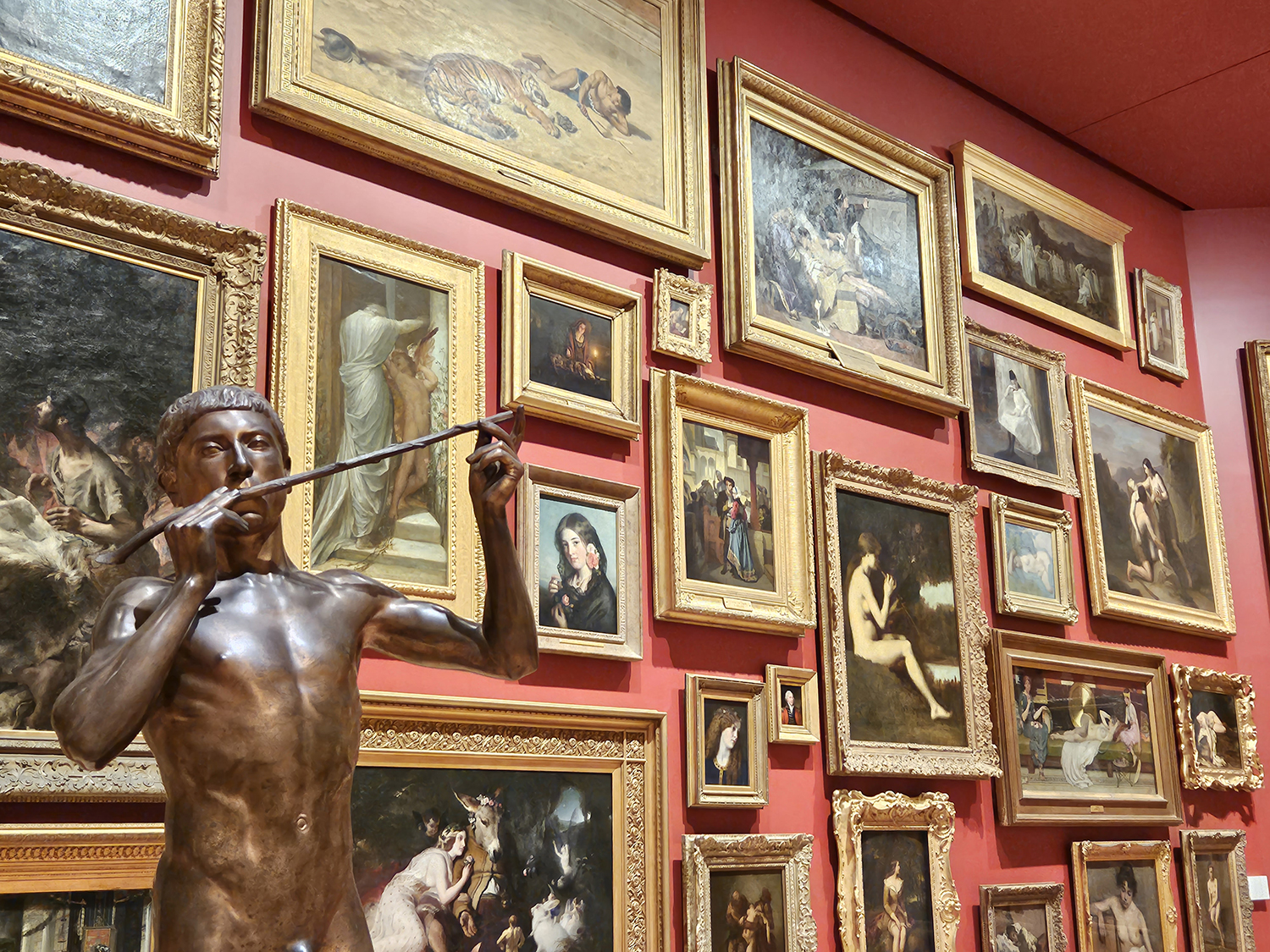The Red Room in the NGV.